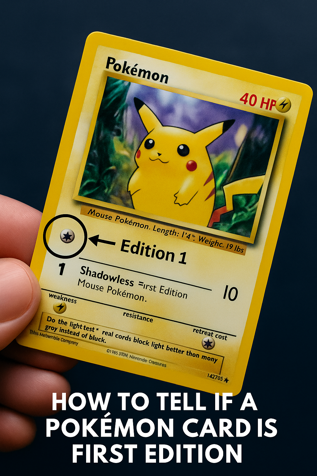 7 Proven Ways to Tell if a Pokémon Card Is First Edition