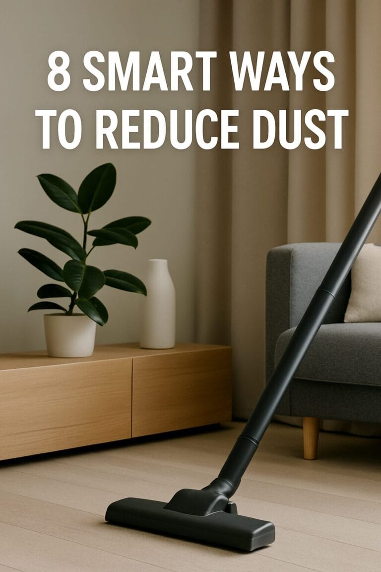 8 Genius Ways to Reduce Dust in Your Home
