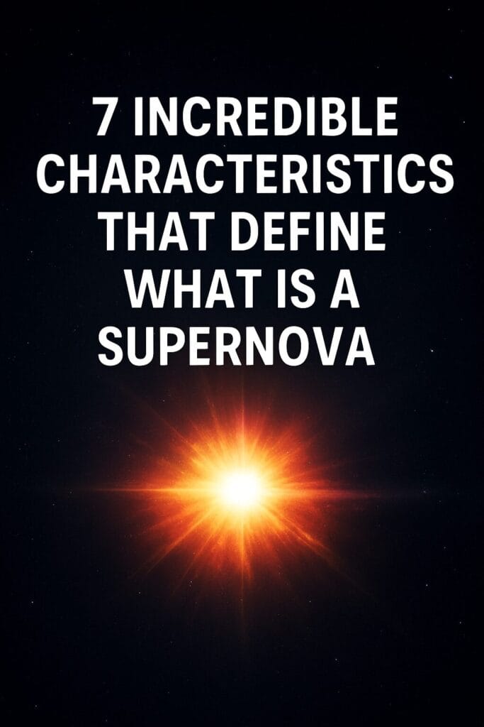 A digital illustration of a massive supernova explosion in space, used as the hero image for the article ‘What Is a Supernova: 7 Incredible Characteristics Explained.