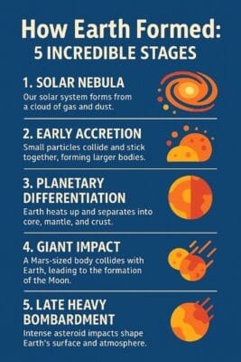 How Earth Formed: 5 Incredible Stages That Shaped Our Planet