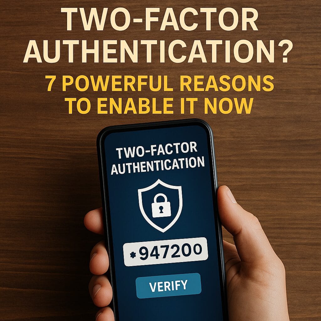 What Is Two-Factor Authentication? 7 Powerful Reasons to Enable It Now
