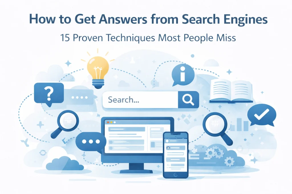 How to get answers from search engines using 15 proven techniques most people miss